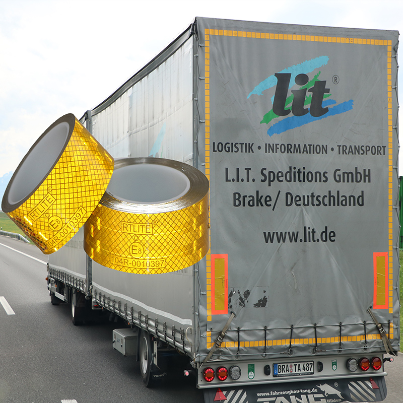 RTLITE Reflective Tape Application on Truck