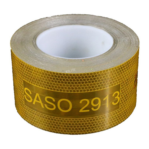 Светоотражающая наклейка на металлическую тележку SASO 2913